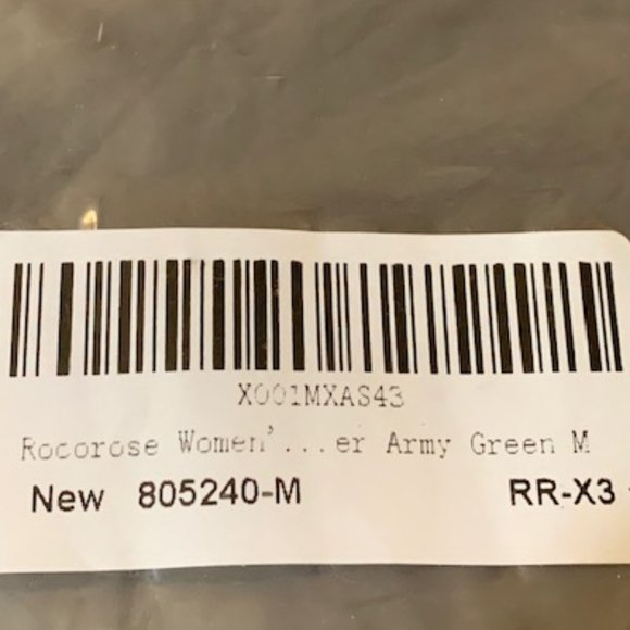 Rocorose Women's Army Green Long Sleeves Open Front Cable Knitted Cardigan M NWT - Picture 3 of 8